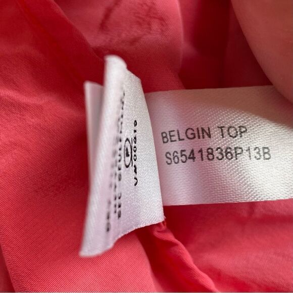 Diane Von Furstenberg Pink Belgin Sleeveless Top - Size: 6 - Picture 9 of 13